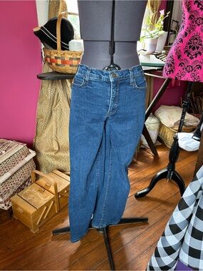 American Eagle Outfitters Dark Blue Straight-Leg Jeans